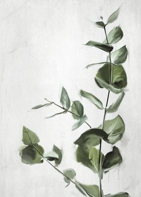 Eucalyptus Branch Painting