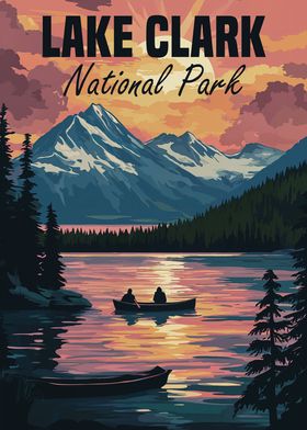 Lake Clark National Park Poster