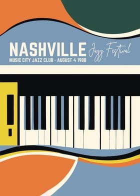 Nashville Jazz Festival Poster