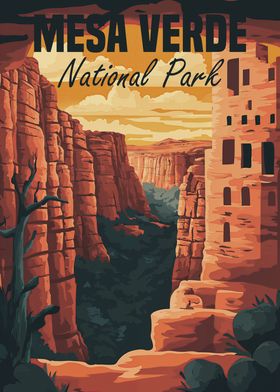 Mesa Verde National Park Poster