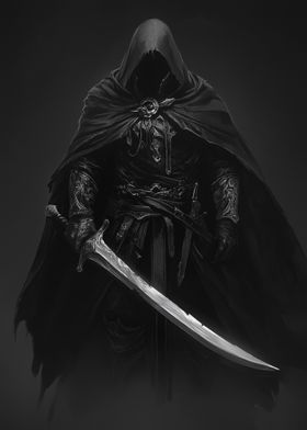 Dark Knight with Sword