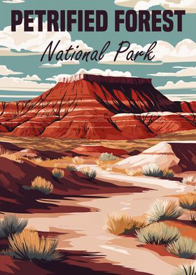 Petrified Forest National Park Poster