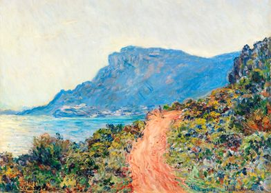 The Corniche near Monaco by Monet