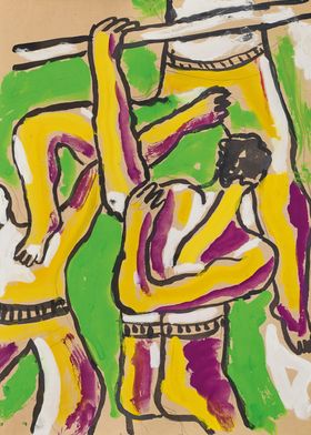 Acrobates by Fernand Leger