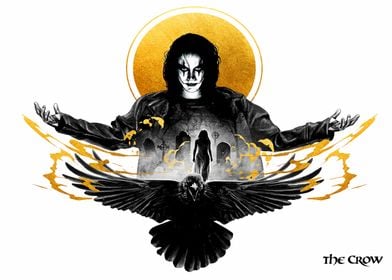 The Crow Graphic Art