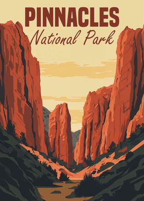 Pinnacles National Park Poster