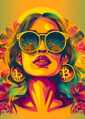 Bitcoin Pop Art