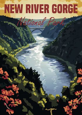 New River Gorge National Park Poster