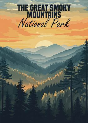 Great Smoky Mountains National Park Poster