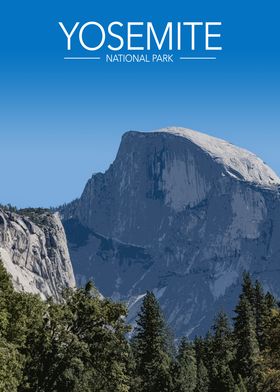 Yosemite National Park Stylised Travel