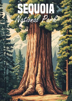 Sequoia National Park Poster