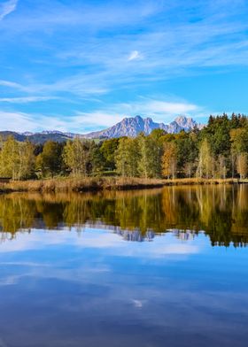 Mountain Lake Reflection