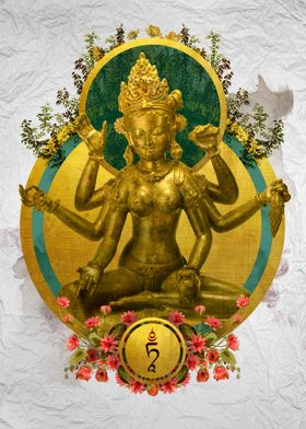 Vasudhara Buddhist goddess