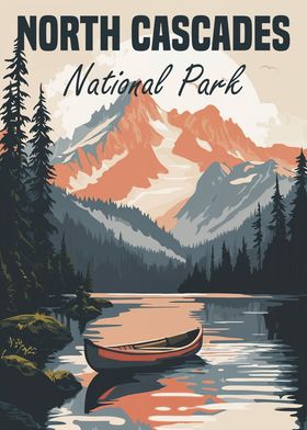 North Cascades National Park Poster