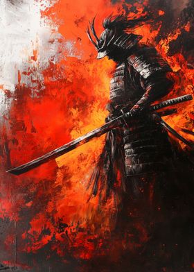 Samurai in Flames