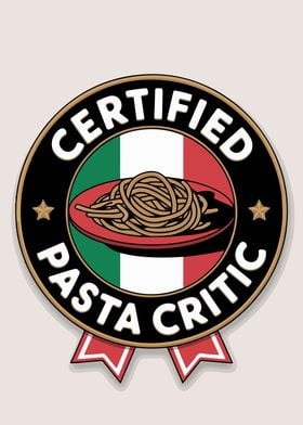 Certified Pasta Critic Badge