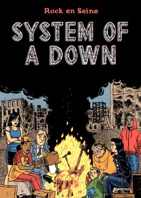 System of a Down Concert Poster