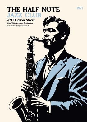 Half Note Jazz Club Poster