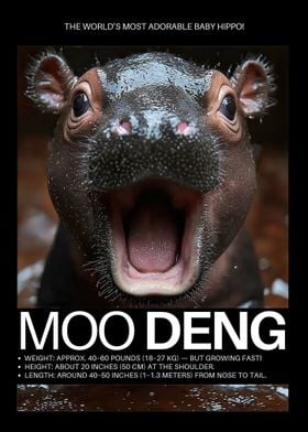 Moo Deng The Baby Hippo