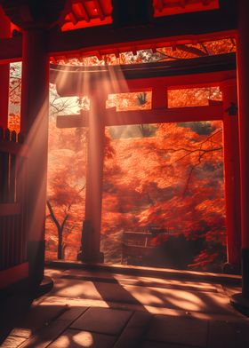 Autumnal Torii Gate