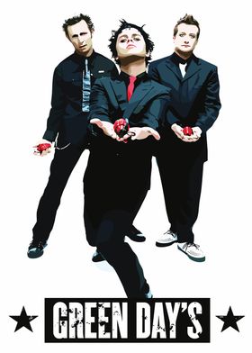 Green Day's Band Poster