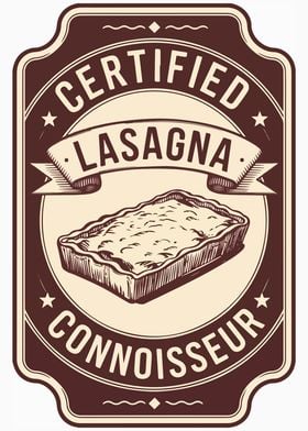 Certified Lasagna Connoisseur