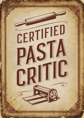 Certified Pasta Critic