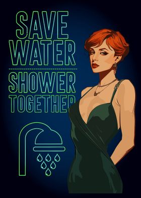 Save Water Shower Together