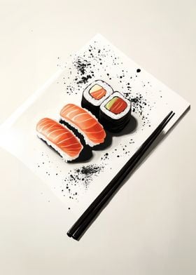 Sushi Illustration