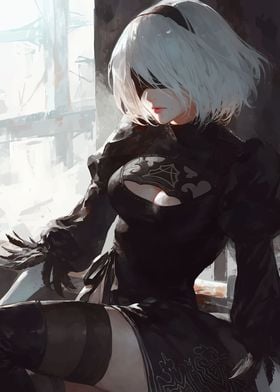 2B Nier Automata Artwork