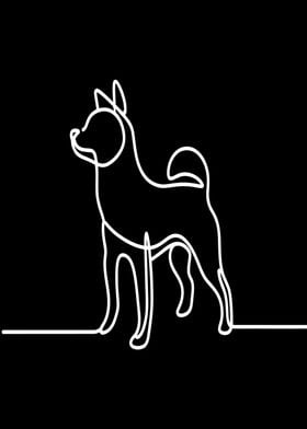 Dog Line Art