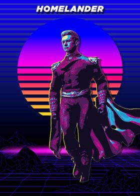 Homelander Retro Art