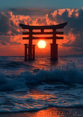 Torii Gate Sunset