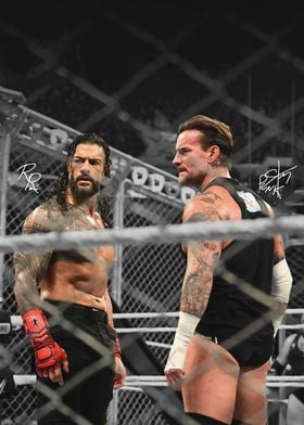 Roman Reigns and CM Punk