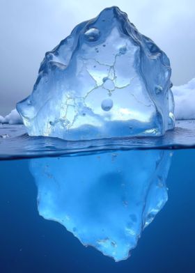 Iceberg Underwater