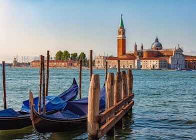 Gondolas in Venice