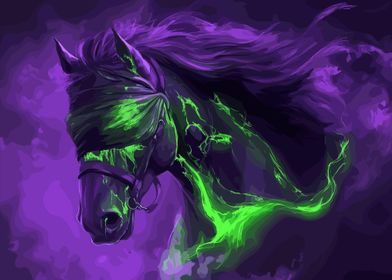 Blind Horse in Purple Haze