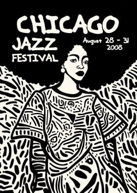 Chicago Jazz Festival Poster