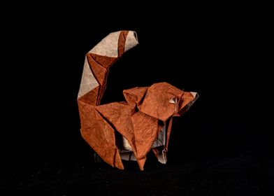 Origami Red Panda