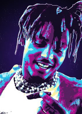 Juice Wrld Pop Art Portrait