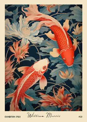 William Morris Koi Fish