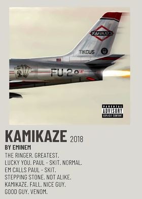 Eminem Kamikaze Album Cover