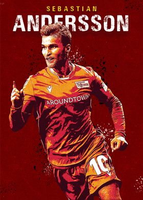 Sebastian Andersson Soccer Poster