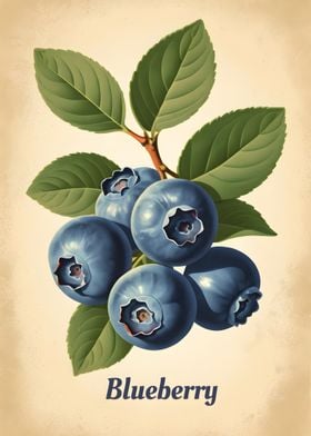 Blueberry Illustration