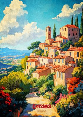 Gordes Art Poster