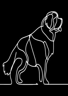 Dog Line Art