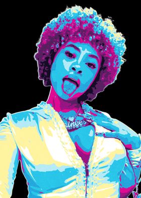 Ice Spice Pop Art Portrait