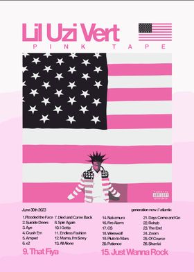 Lil Uzi Vert Pink Tape Album Cover