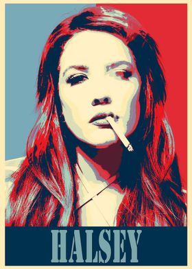 Halsey Pop Art Poster