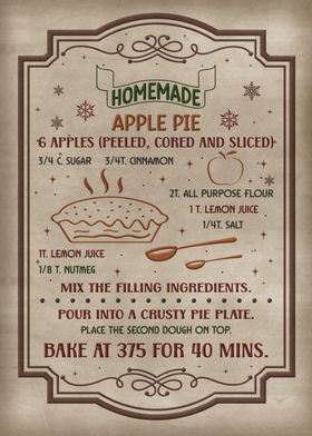 Homemade Apple Pie Recipe